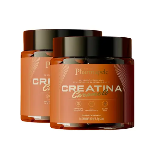 Kit 2 Creatina Caramelo